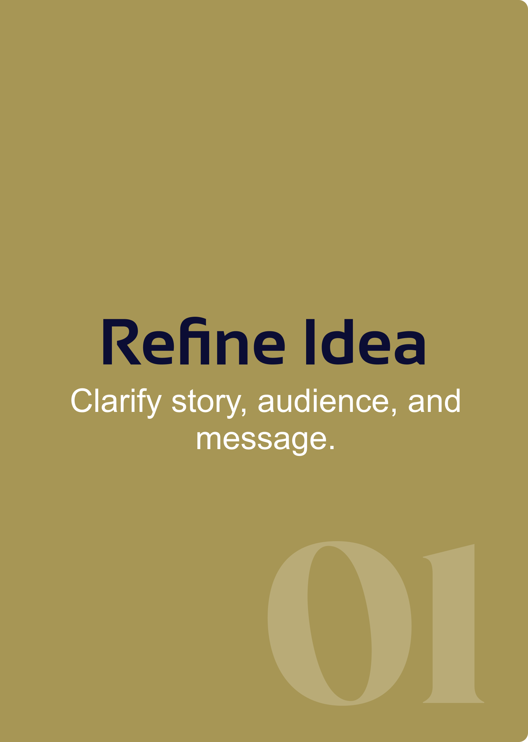 Refine Idea