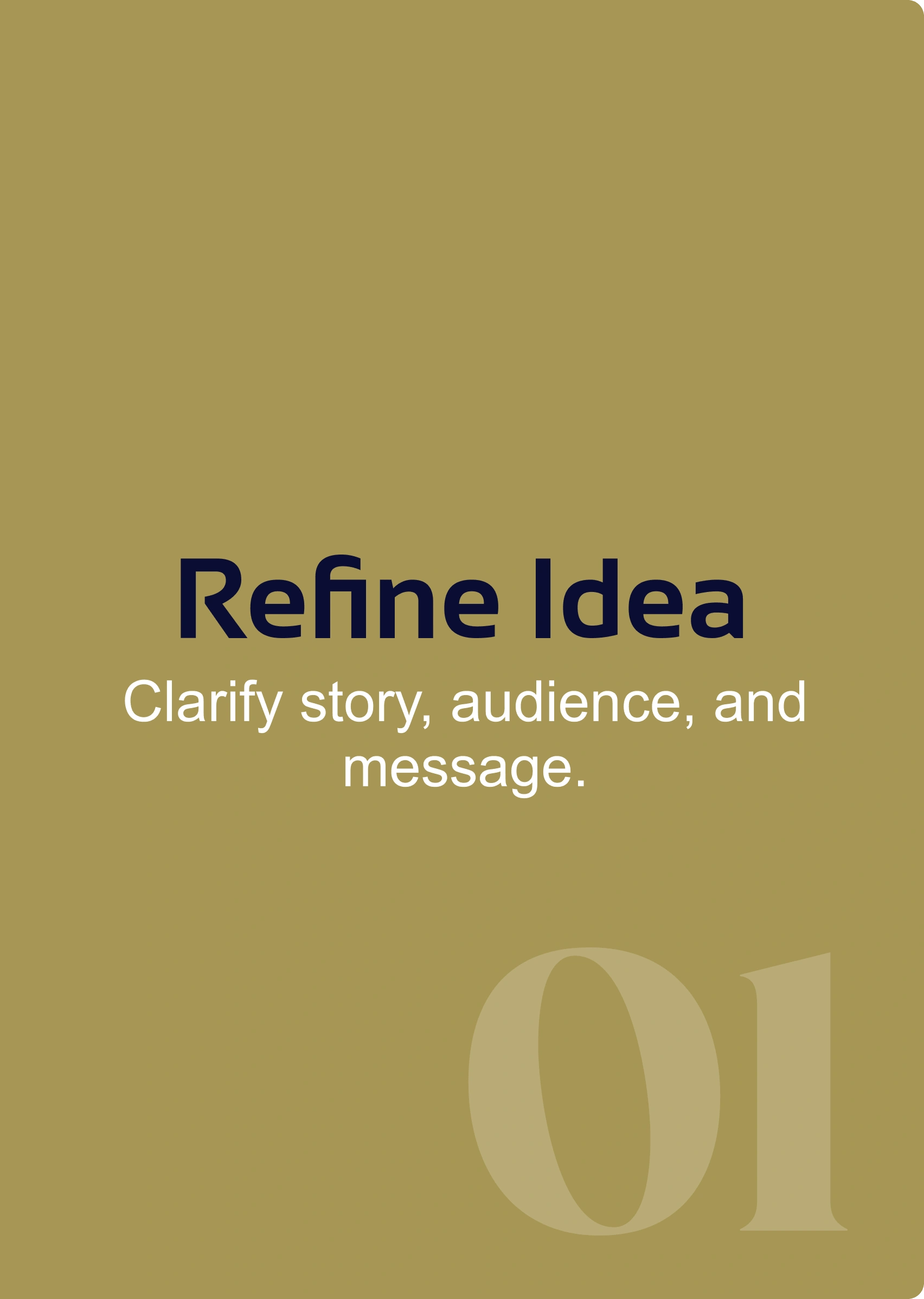 Refine Idea
