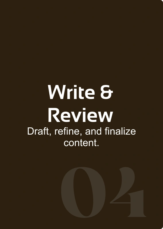 Write & Review